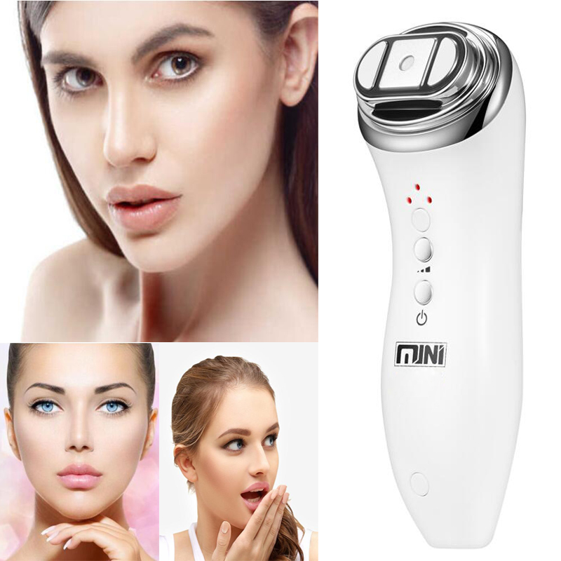 2022 Ny bärbar HIFU -maskin för Face Mini Hifu -enhet Värm upp Hifu ansiktsmaskin Kvinnor Neck Chin Eyes